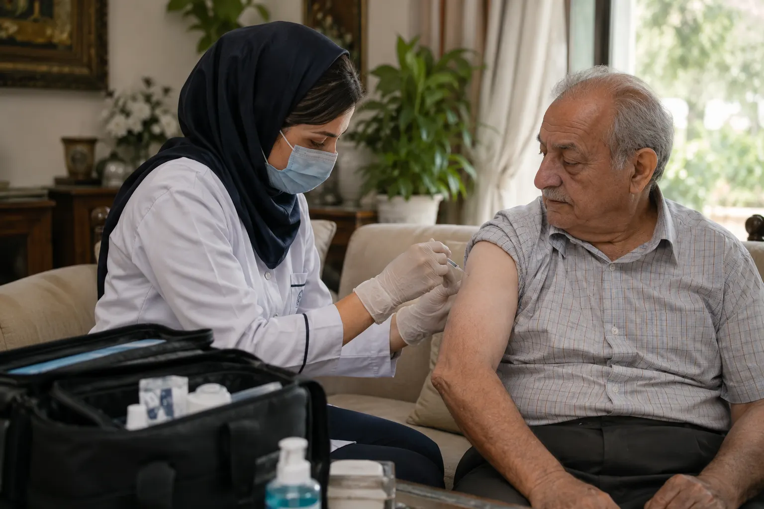 تزریقات در منزل شرق تهران